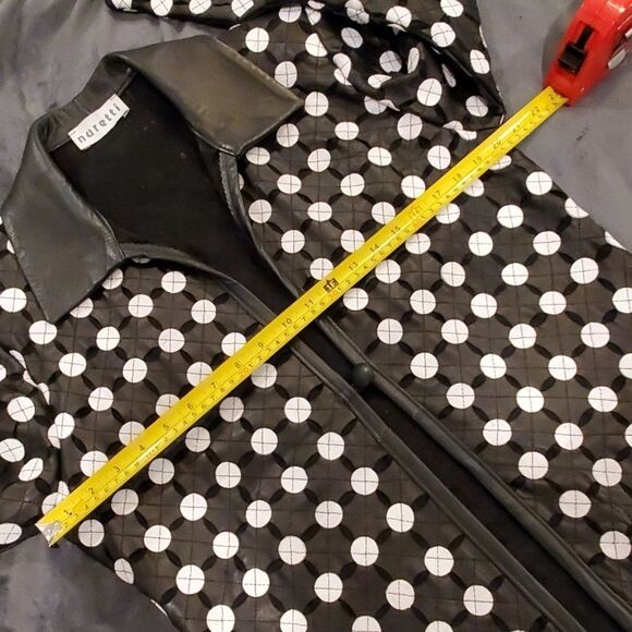 Stunningly unique Nuretti leather cutout jacket - Picture 7 of 8